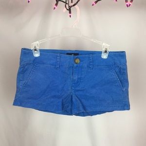 American Eagle Stretch Preppy Blue Shorts